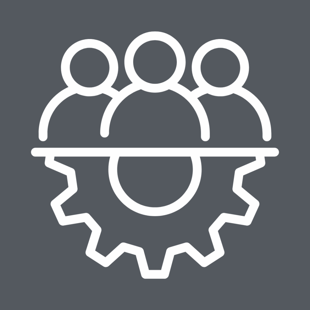 Ikona grupy osób w kole